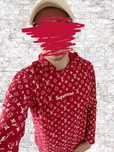 Bluza Louis Vuitton x Supreme Hoodie Monogram - stan bardzo dobry!