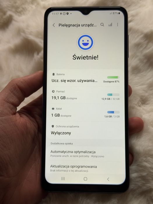 Samsung Galaxy A12 Niebieski, 100% sprawny, bez blokad