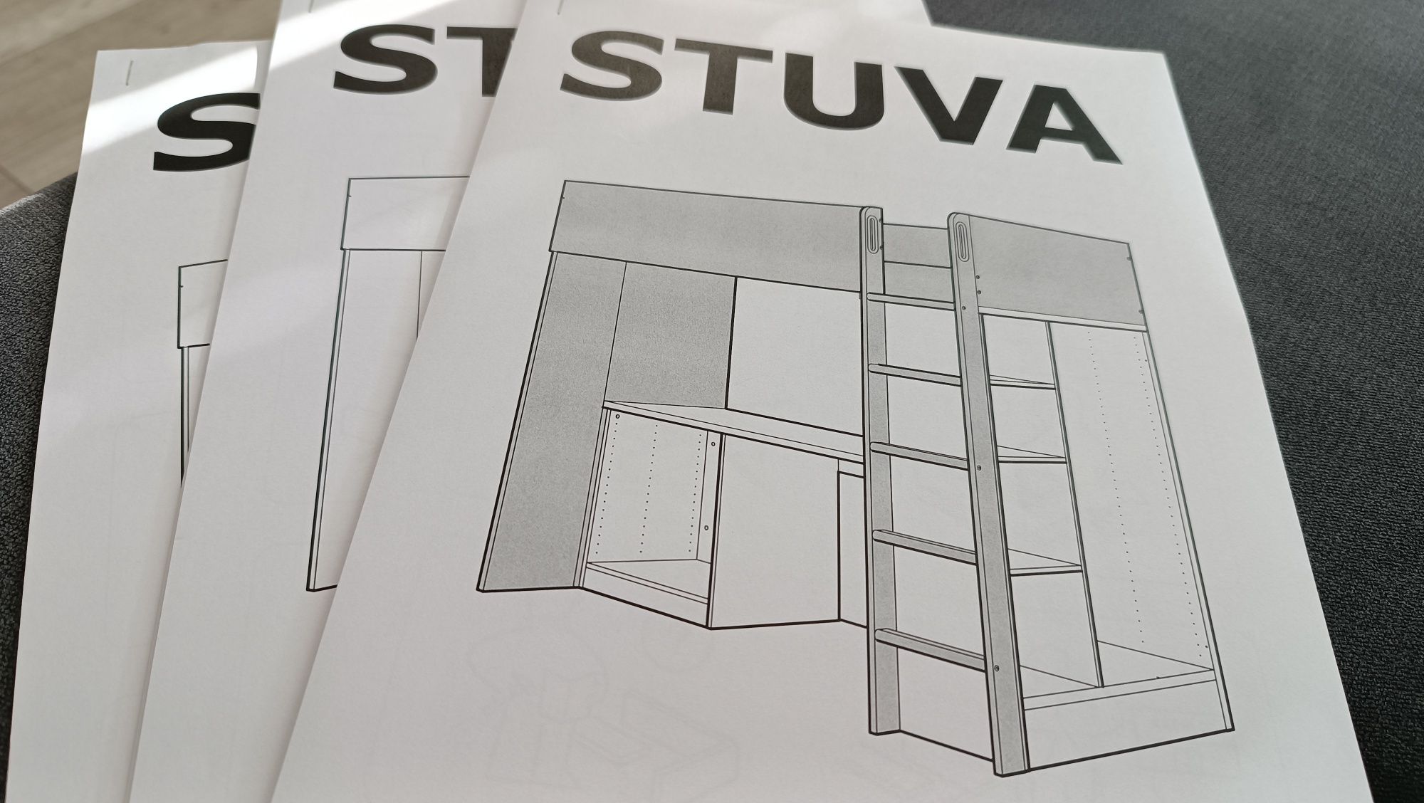 Łóżko piętrowe IKEA białe