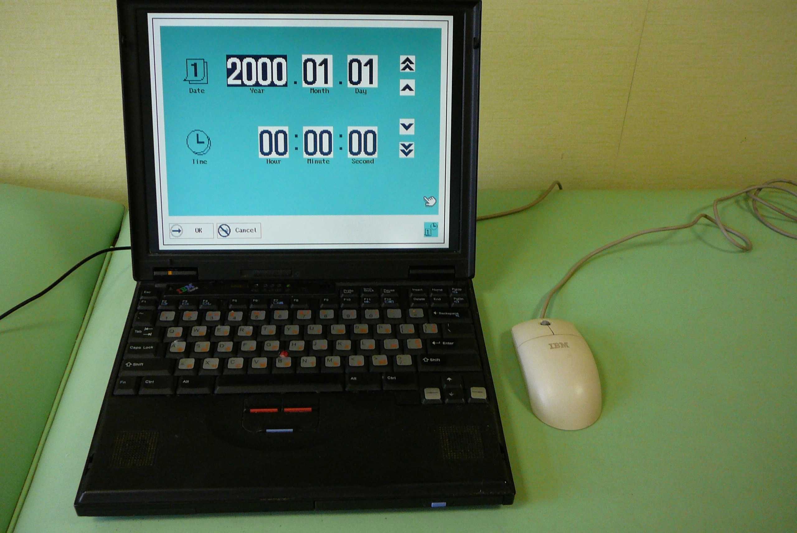 Раритетный ноутбук IBM ThinkPad Type 2645, рабочее состояние с 1998 г