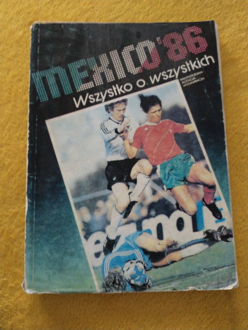 Książka mundial Meksyk 1986