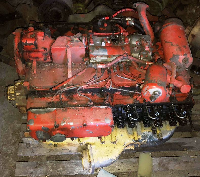 Silnik OM 327 mercedes 6 cylindry części kombajn Dominator New Holland