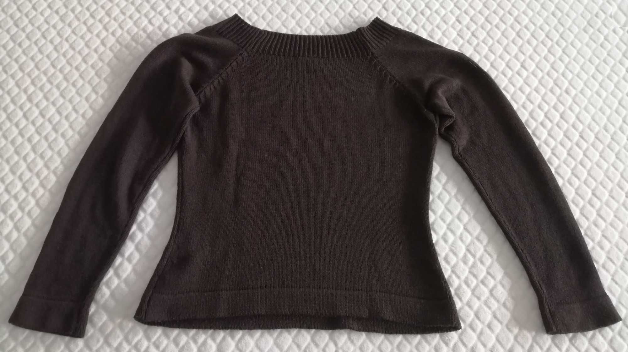 Sweter damski, Camaieu, XL, Brązowy (Odzież)