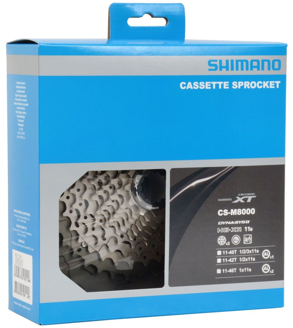 Kaseta SHIMANO Deore XT CS-M8000, 11-40T 11s NOWA