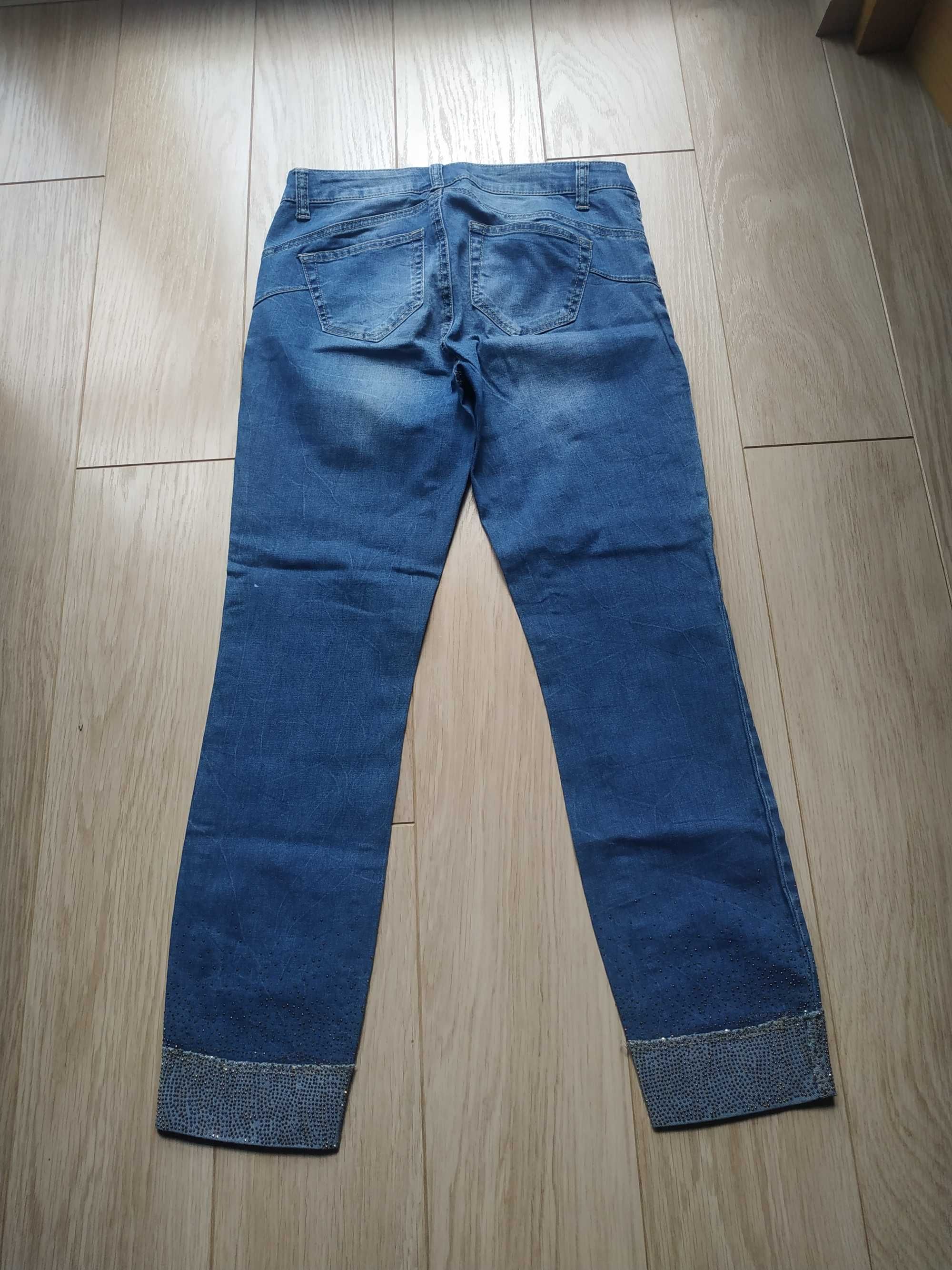 Spodnie jeans dla dziewczynki Rick Cardona jako 3/4 - boskie :)