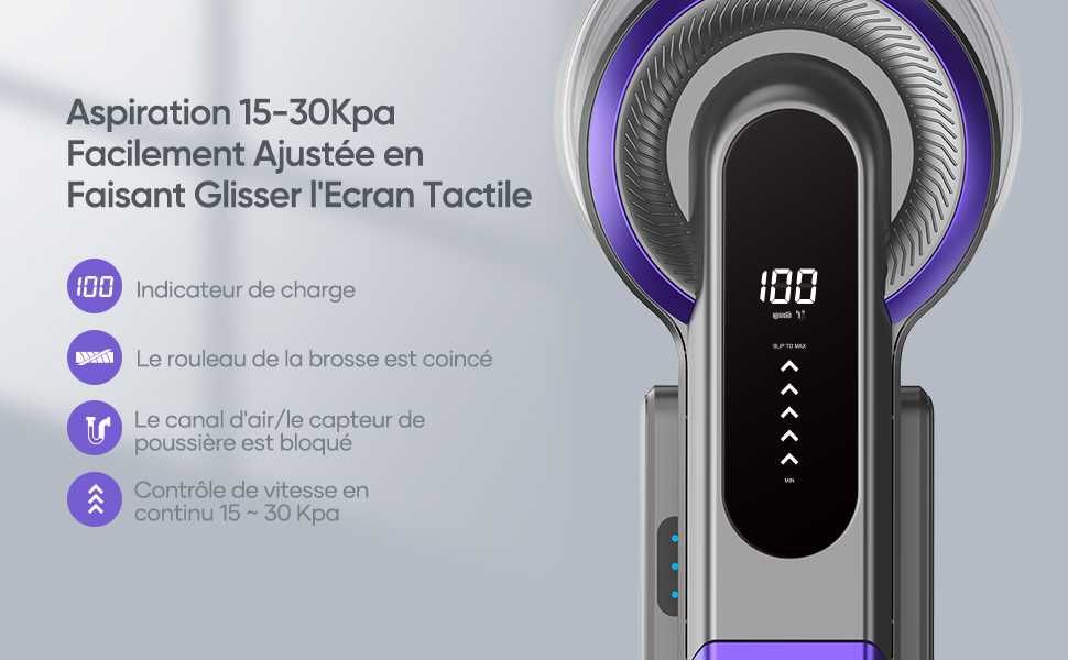 Aspirador sem fio Buture JR400, Portátil, 400W