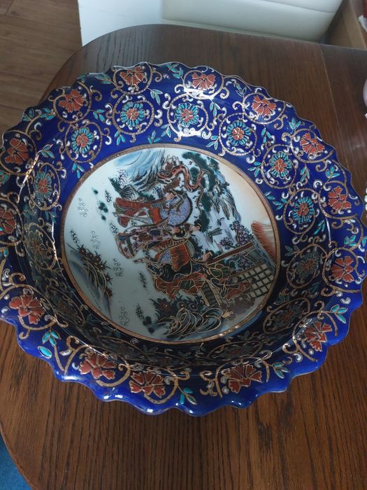 Duża patera na noce  zdobiona