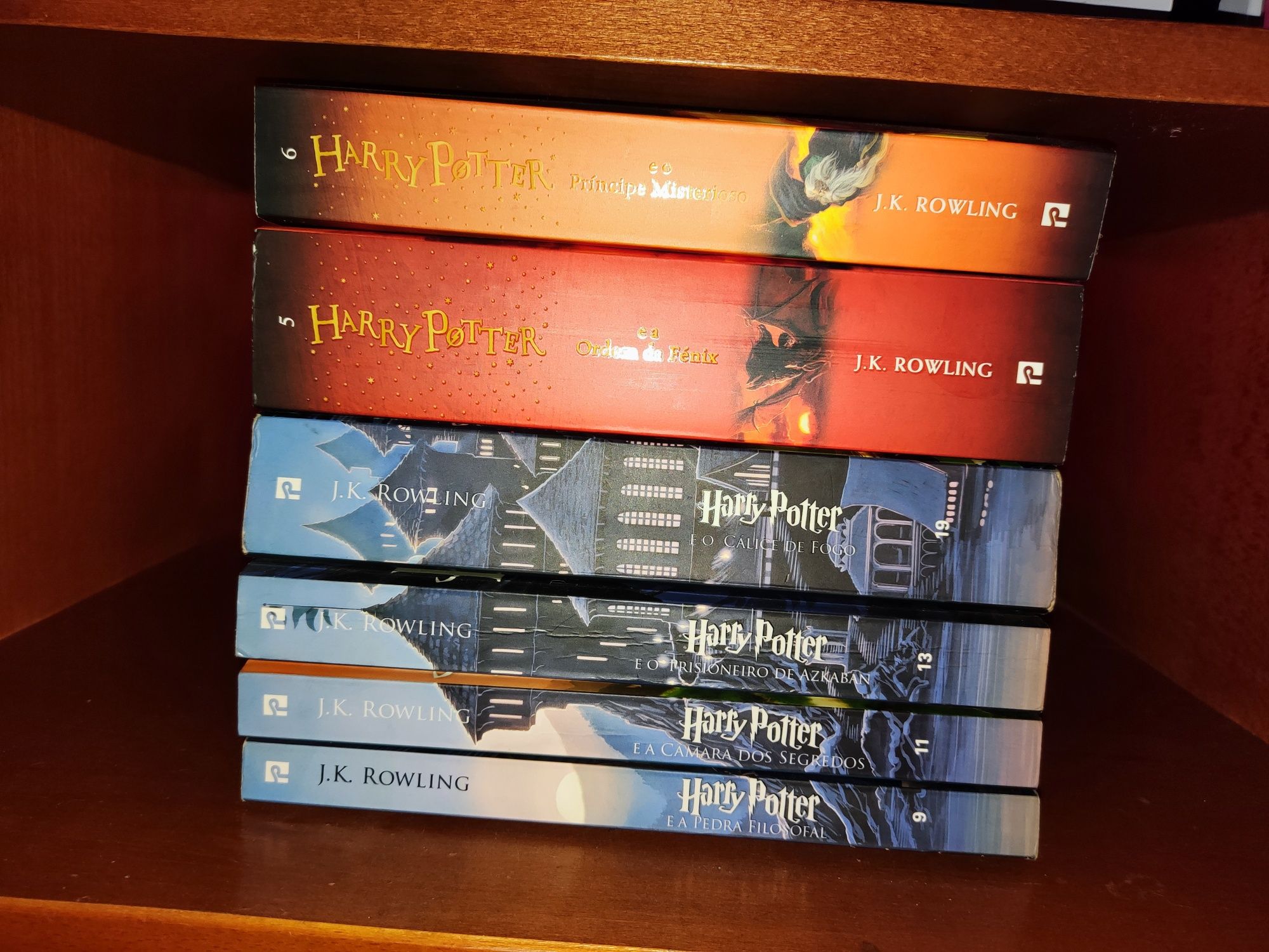 Livros Harry Potter (1-6)