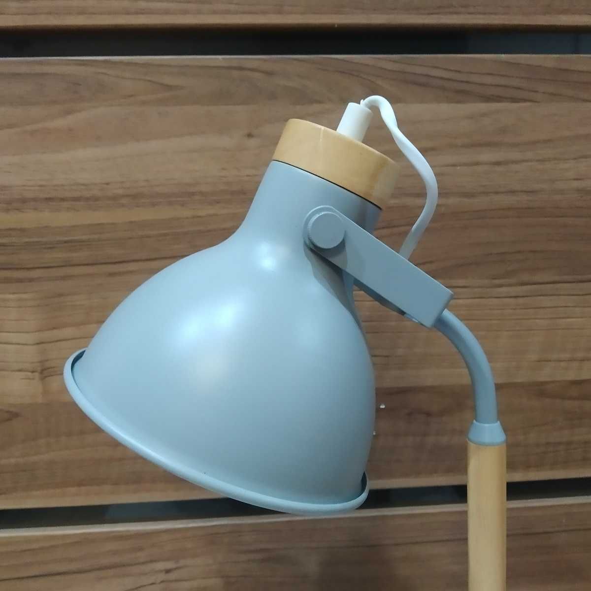 #0100 Lampa Biurkowa Nocna Home Ruscombe Gray E14