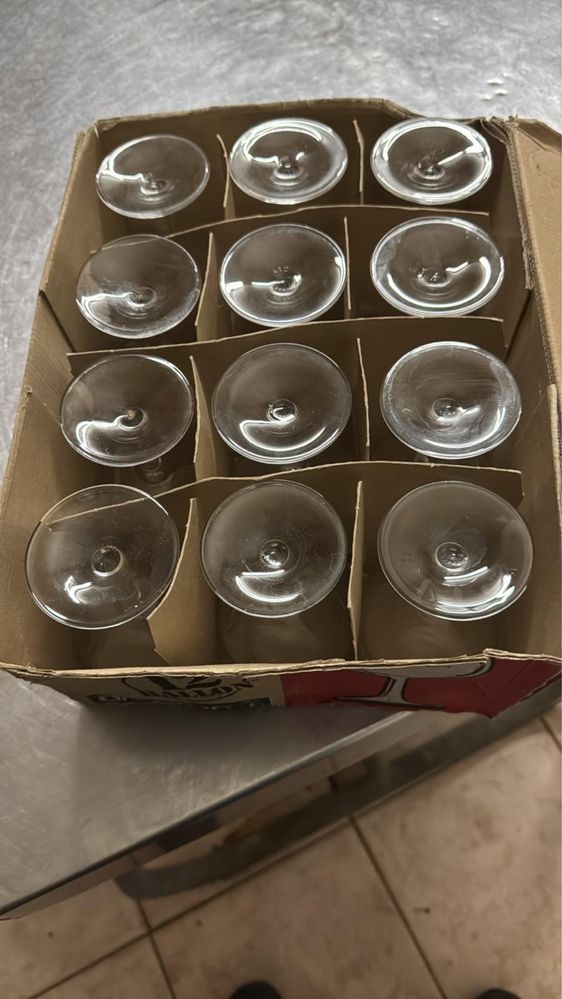 Caixa de copos vidro 25cl