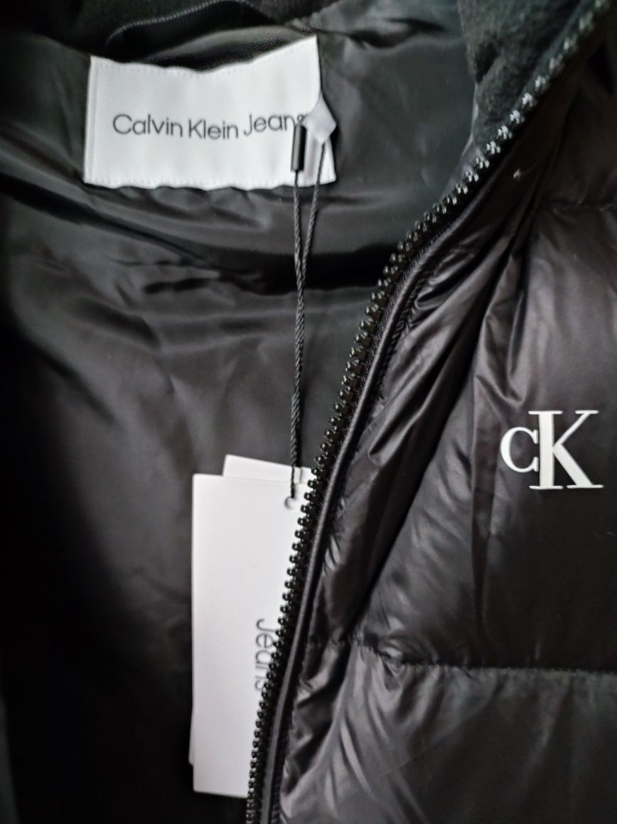 Kurtka puchowa Calvin Klein NOWA damska czarna