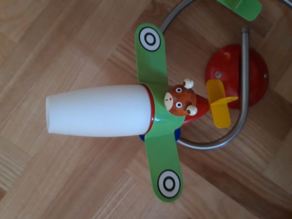 Plafon lampa Eglo dziecięcy samoloty