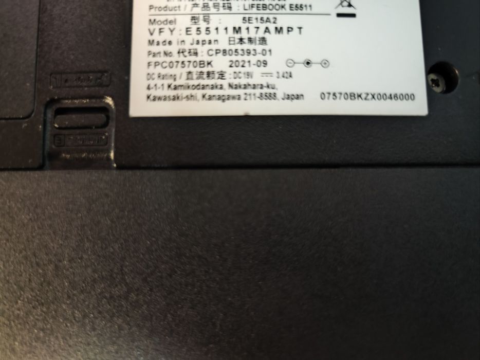 Portátil Fujitsu