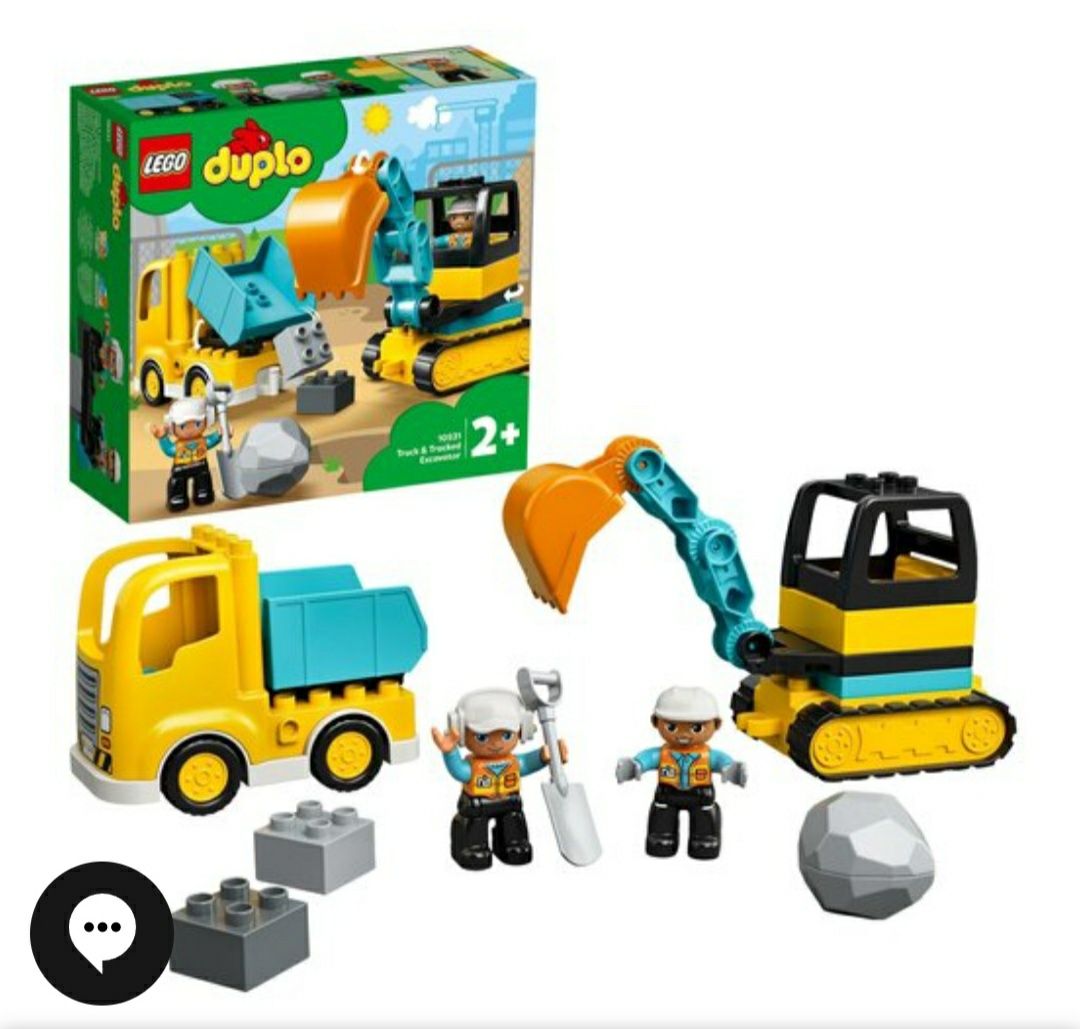 Lego Duplo koparka i wywrotka
