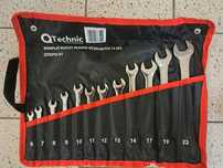 Komplet kluczy płasko-oczkowych 12 szt. QTechnic