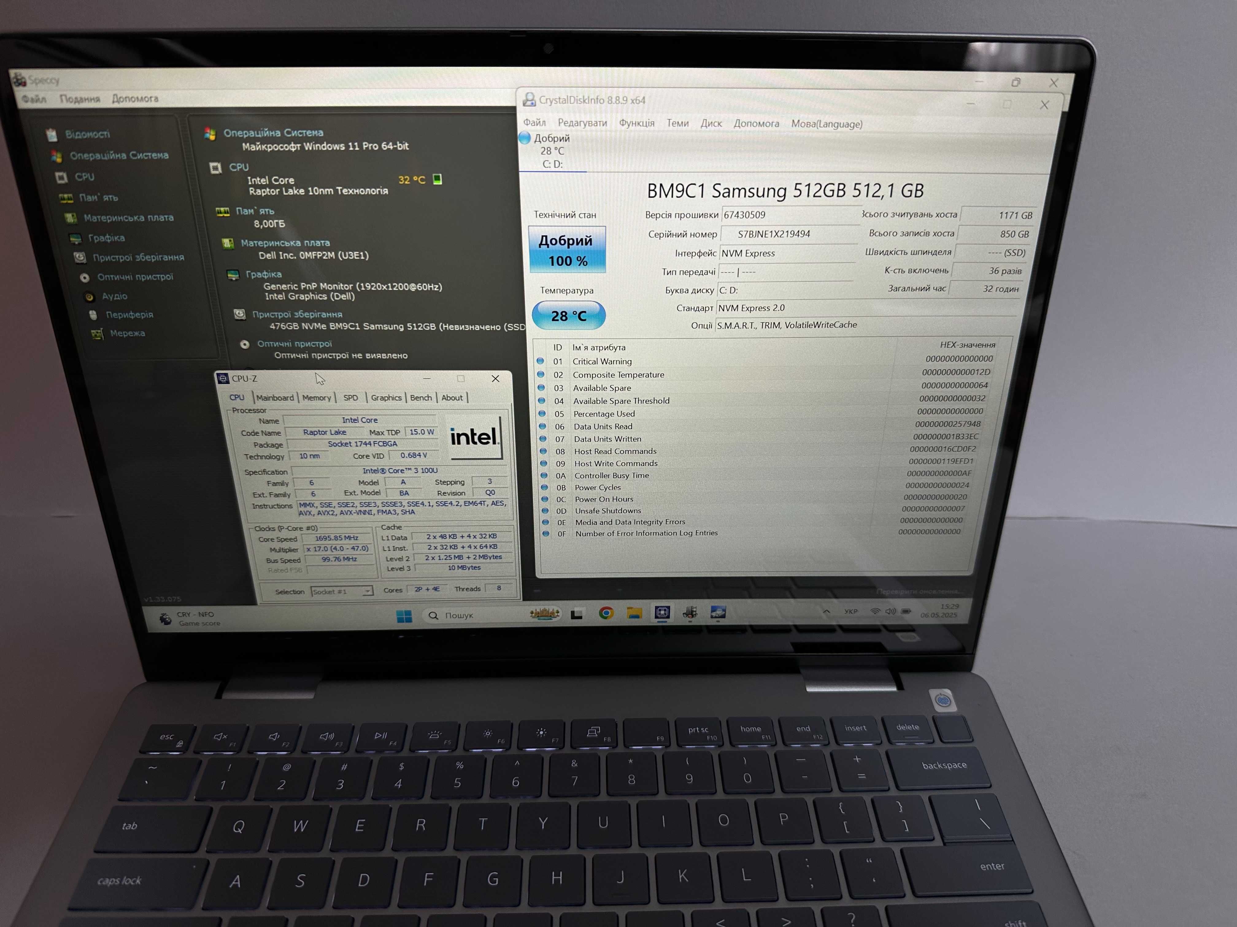 Dell Inspiron 7440 2in1 Intel Core3 100U/8gb ddr5/512gb SSD/FHD+ Touch