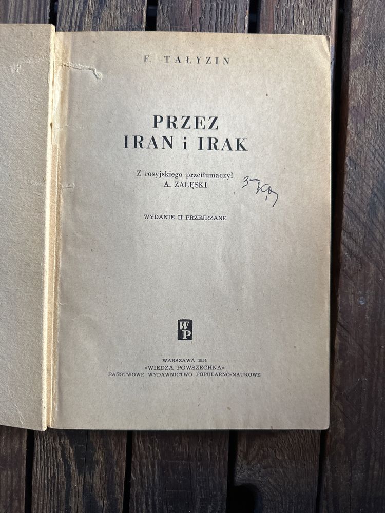 F. Tałyzin „Przez Iran i Irak”