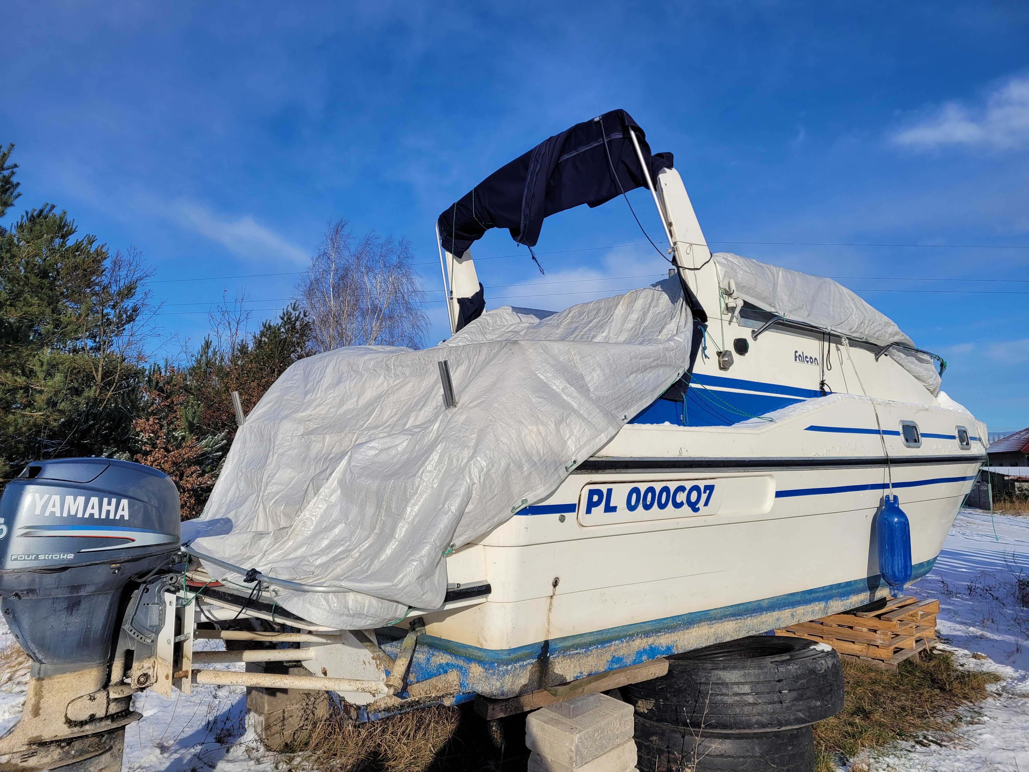 Łódź Motorowy z Silnikiem