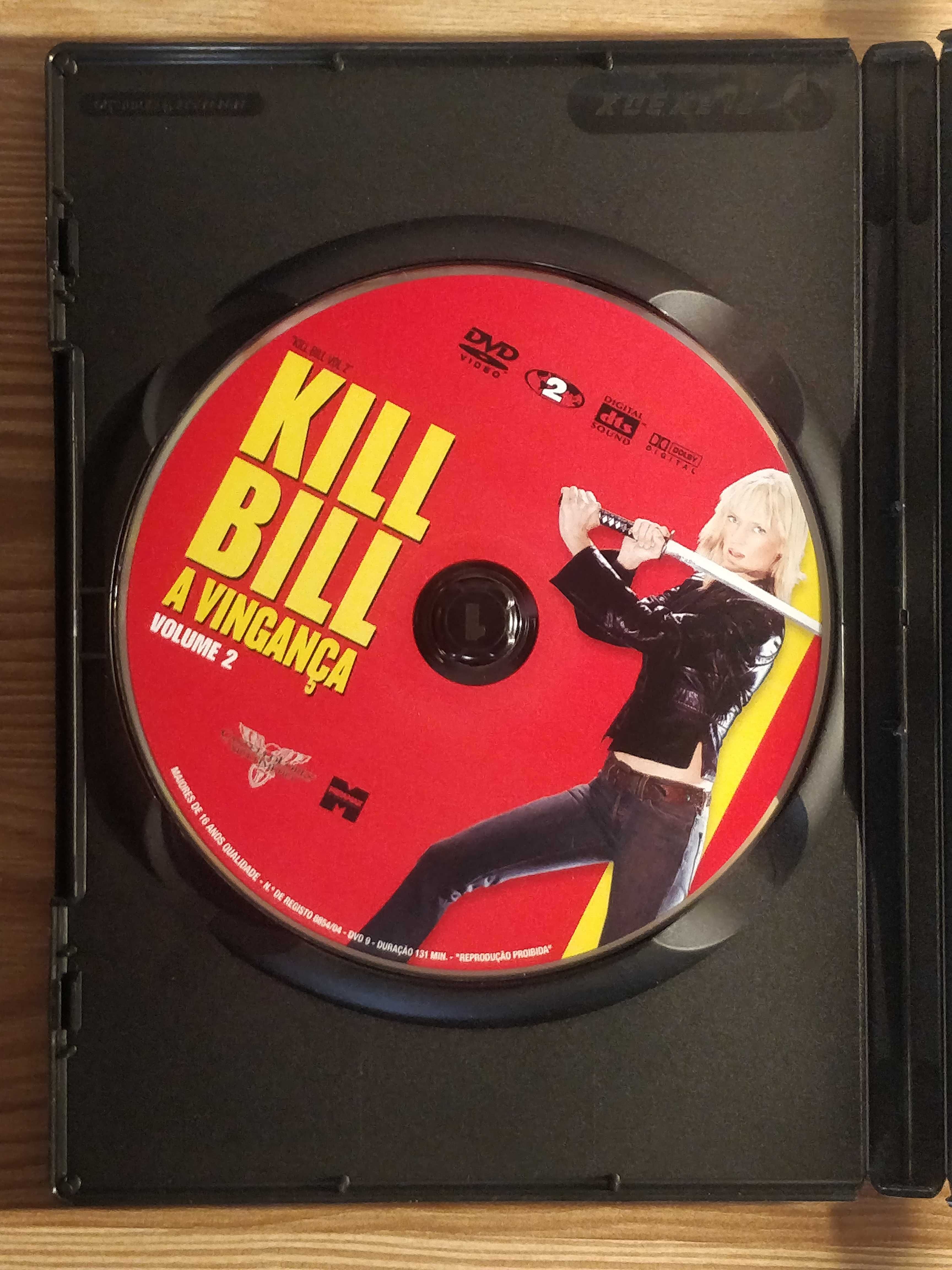 Dvd Kill Bill Vol 1 e 2 com caixa