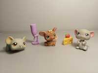 Littlest Pet Shop LPS zestaw uroczych myszek z dodatkami