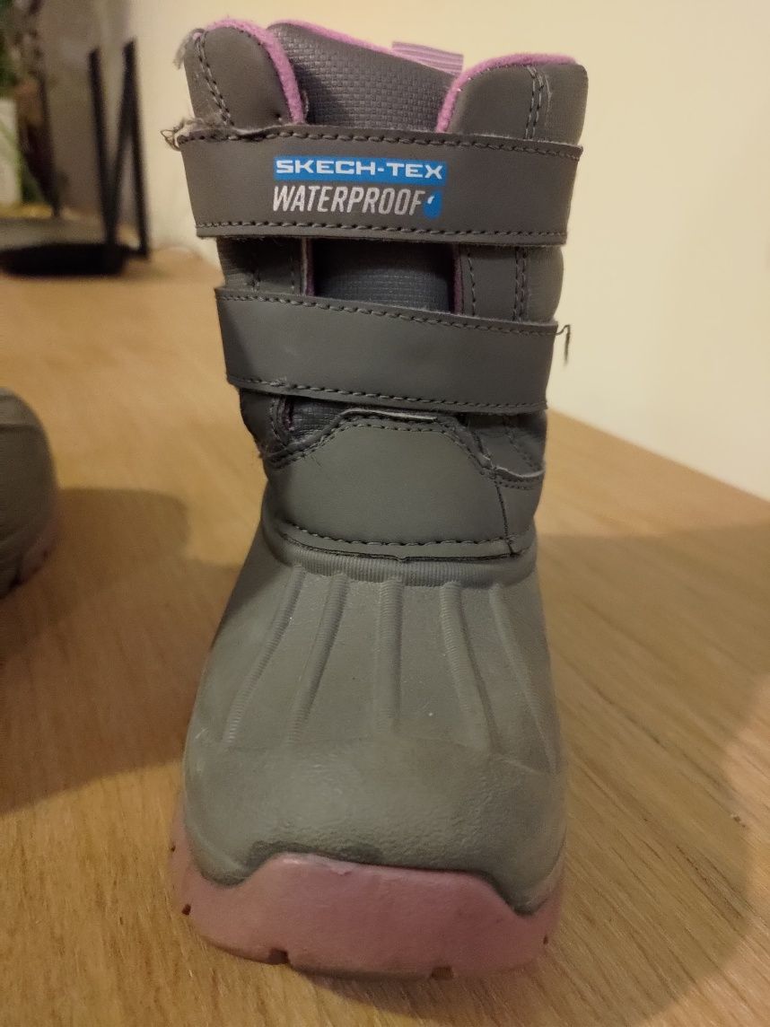 Śniegowce buty zimowe SKECHERS EUR25
