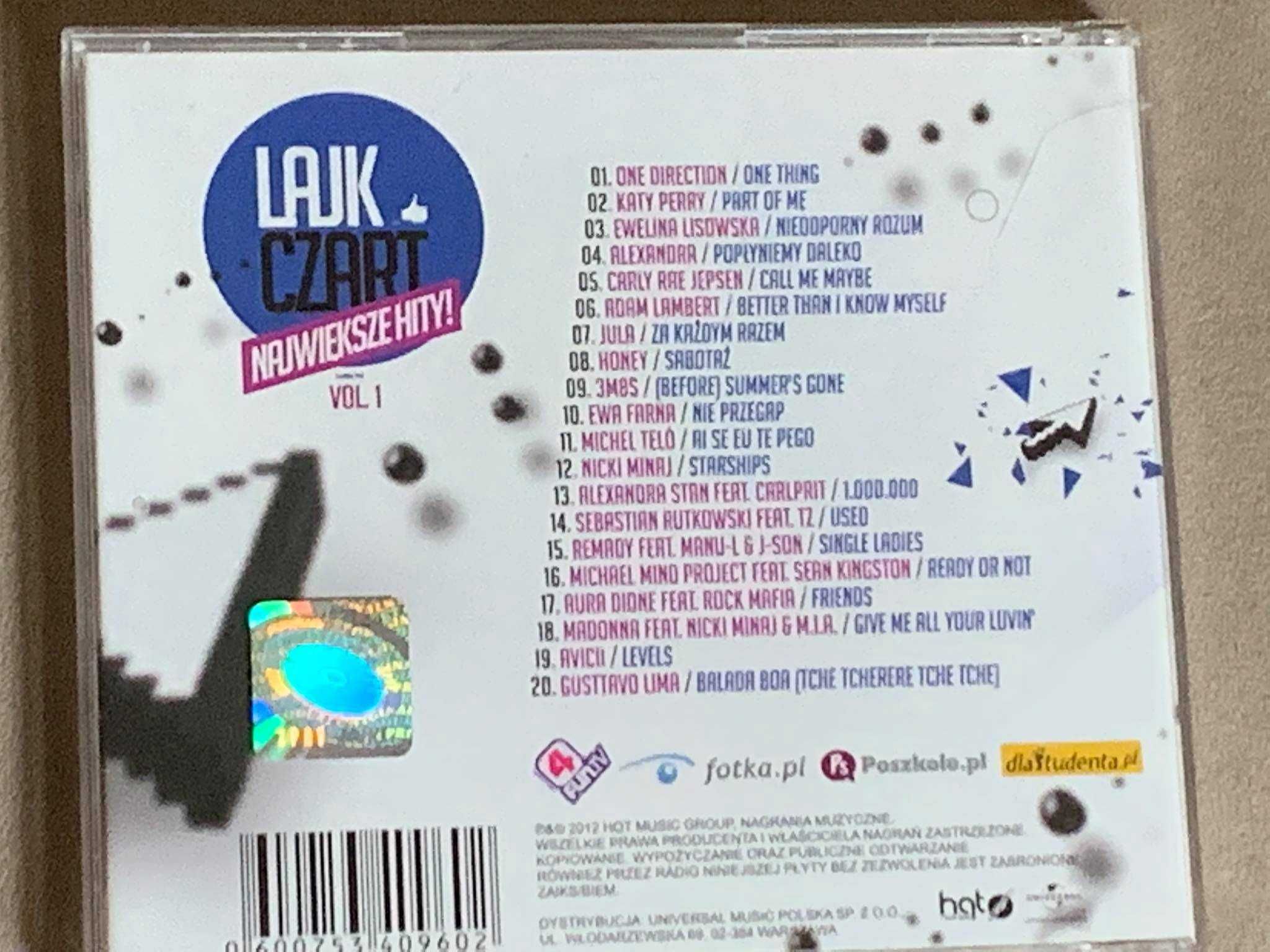 4 Fun Lajk Czart Vol.1 - CD (Gustavo Lima, Madonna, Jula) - stan EX!