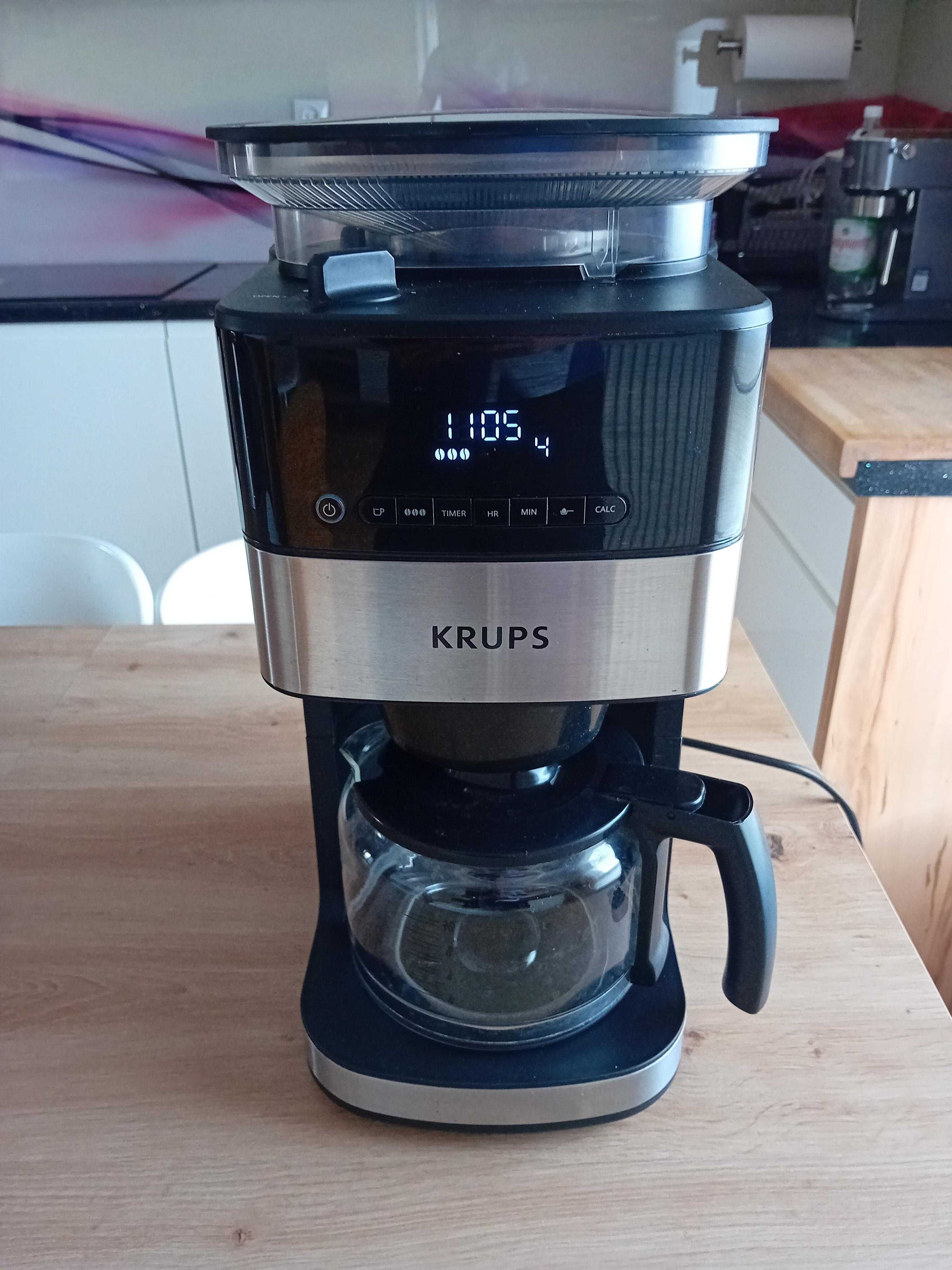 Ekspres przelewowy z młynkiem Krups KM8328