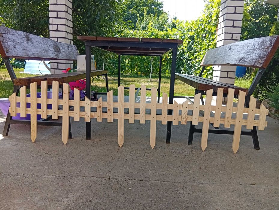 Дерев'яний декоративний заборчик