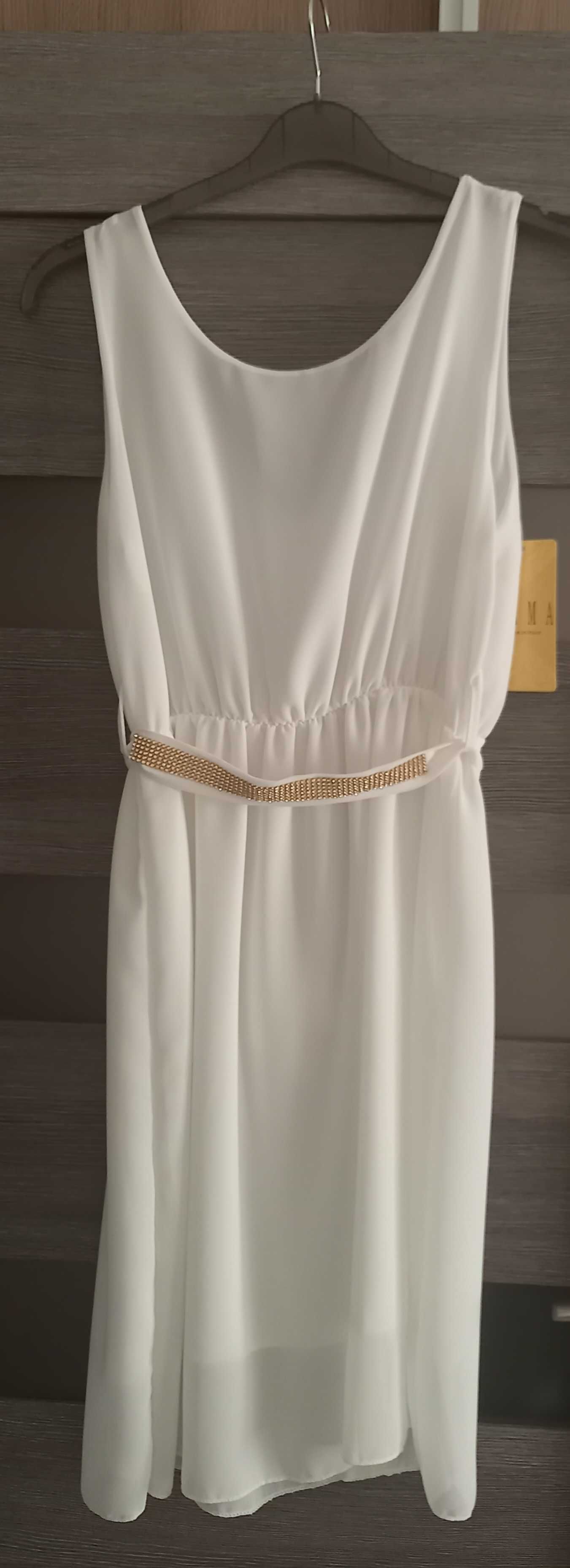 Sukienka biała firmy Emma