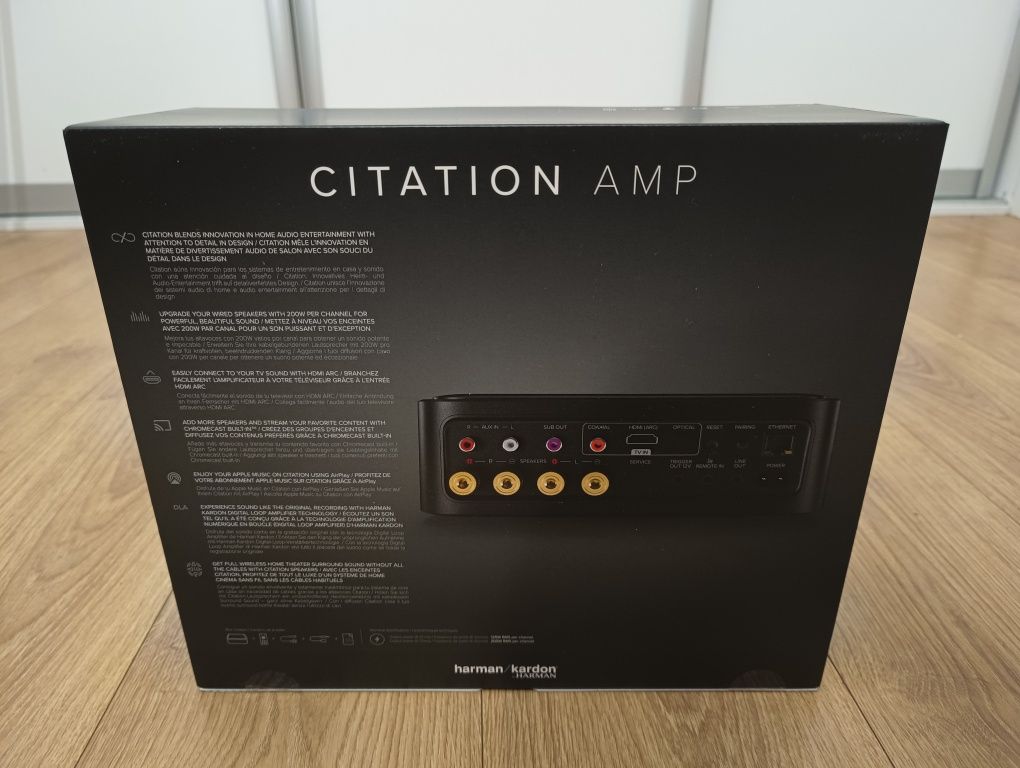 Harman Kardon Cititation AMP 2x200W  bluetooth, HDMI, AirPlay, sub out