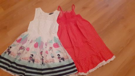 Sukienki dla dziewczynki na 5-6 lat r.110 116