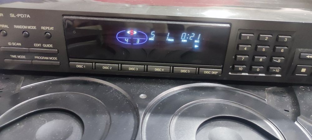TECHNICS SL-PD7A odtwarzacz zmieniarka na 5 płyt cd