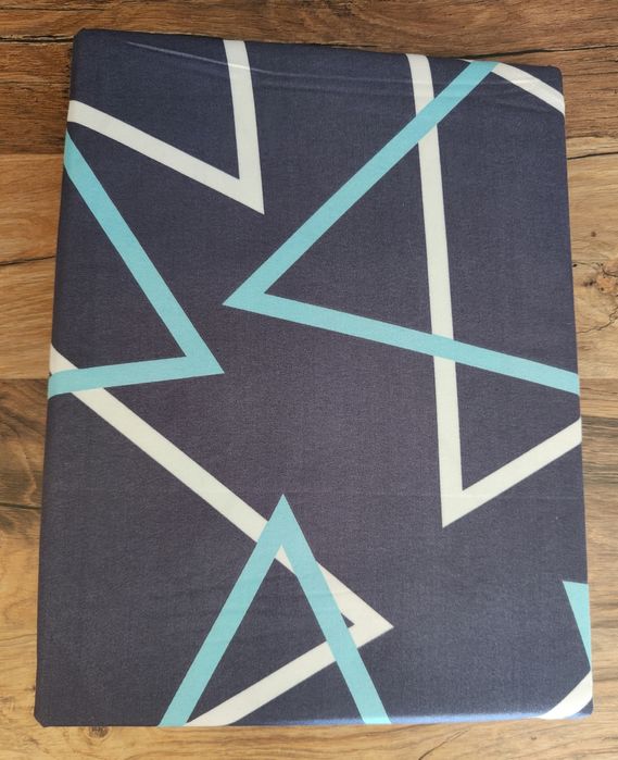 Komplet Pościeli Granatowa w trójkąty 160x200 1-15