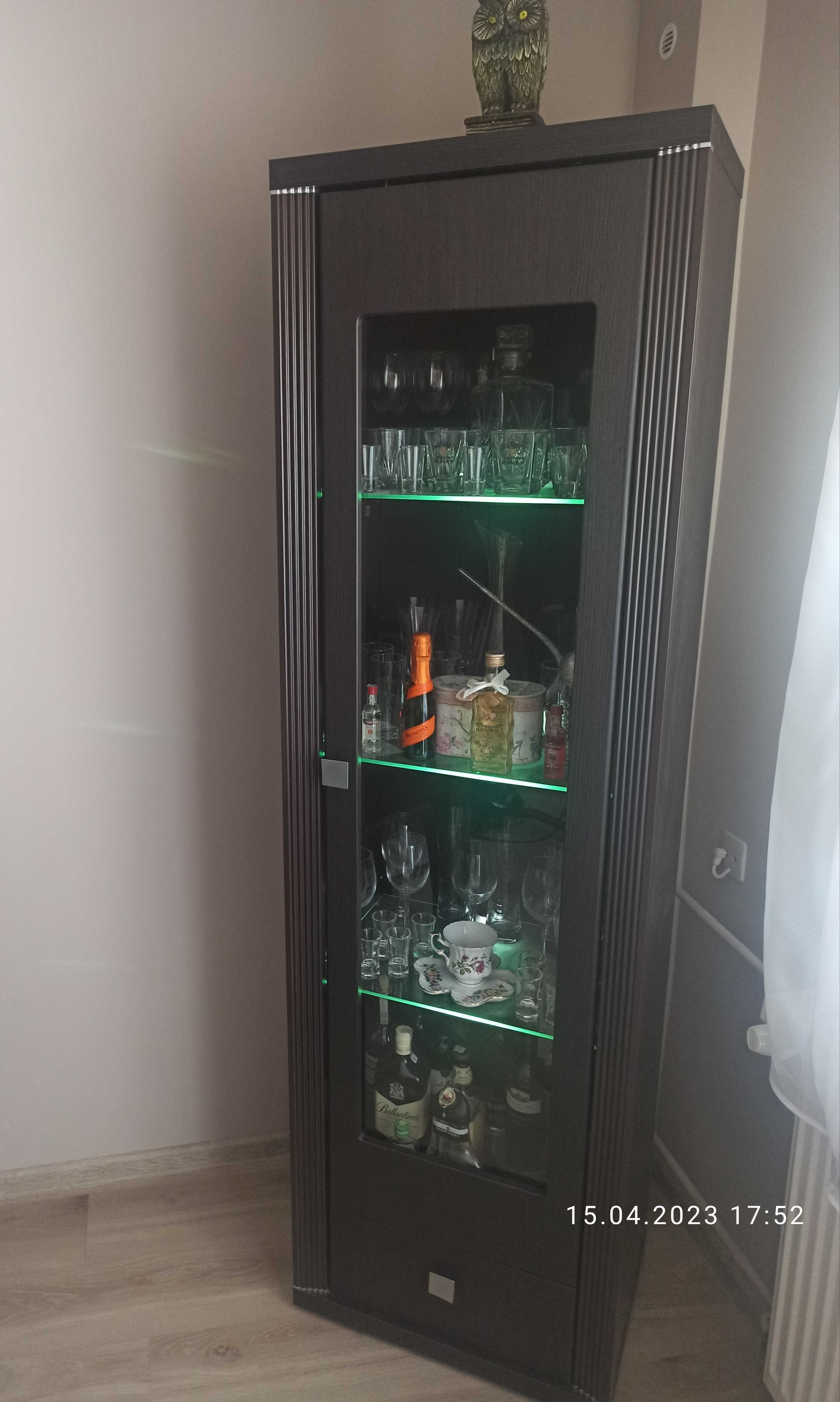 Witryna szafka barek  Forte wenge