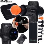 KRAFT&DELE Pistolet Do Masażu Masażer Do Pleców Ciała 125W 8 Głowic