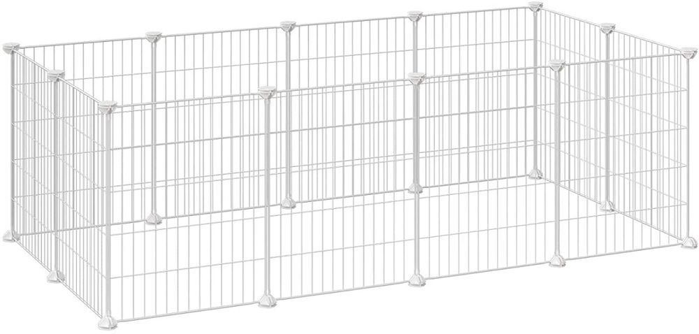 Kojec Modułowy Zagroda Dla Gryzoni Chomika Świnki Morskiej Biały