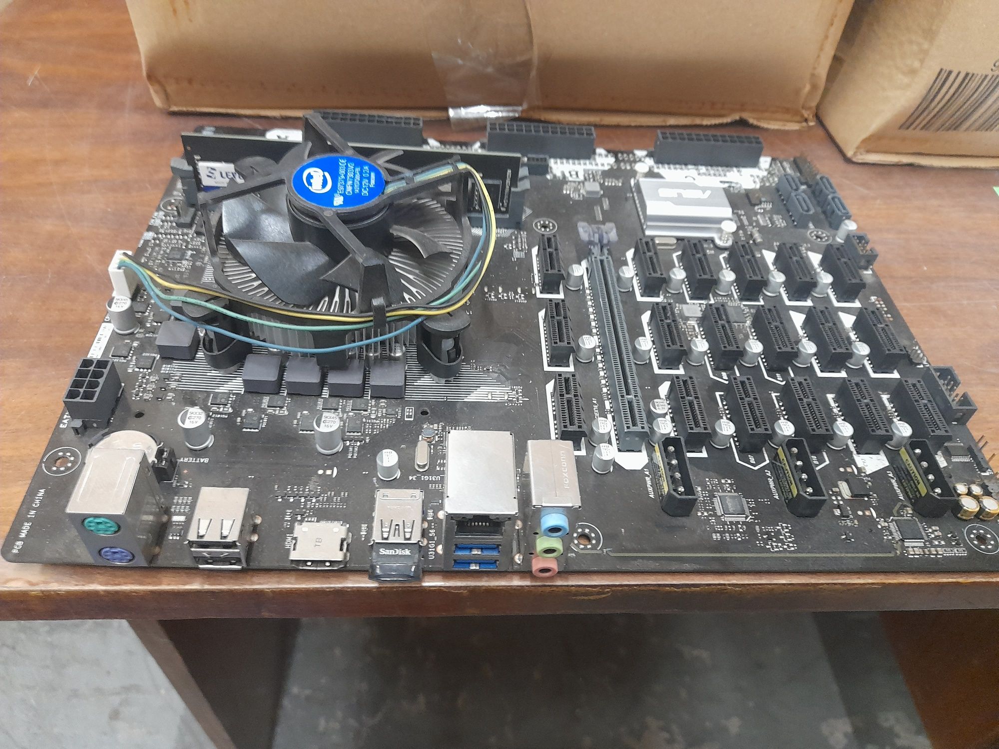 Комплект Asus B250 Mining Expert плюс Intel Celeron G3900