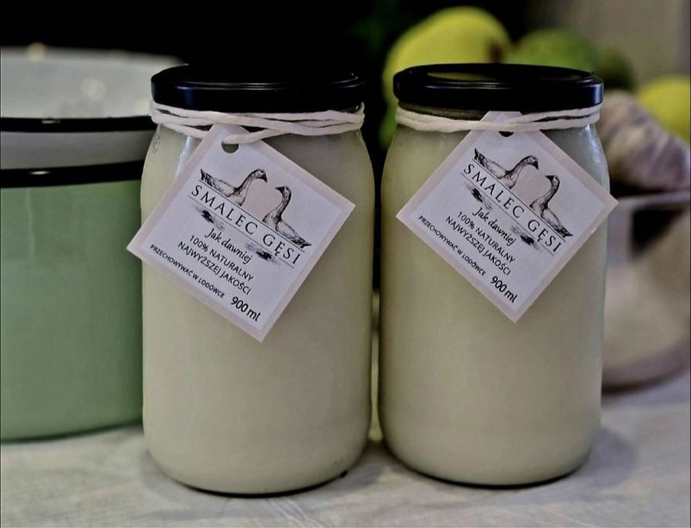 2x Gęsi Smalec-Wiejski 900ml
