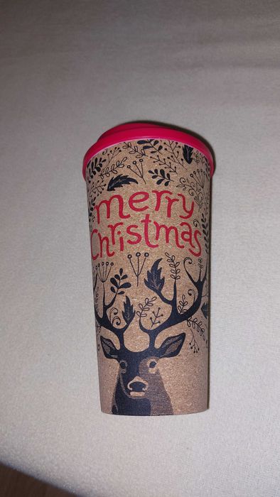 Kubek termiczny świąteczny