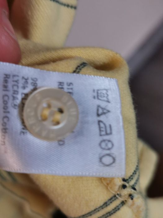 Żółte polo męskie Marks Spencer