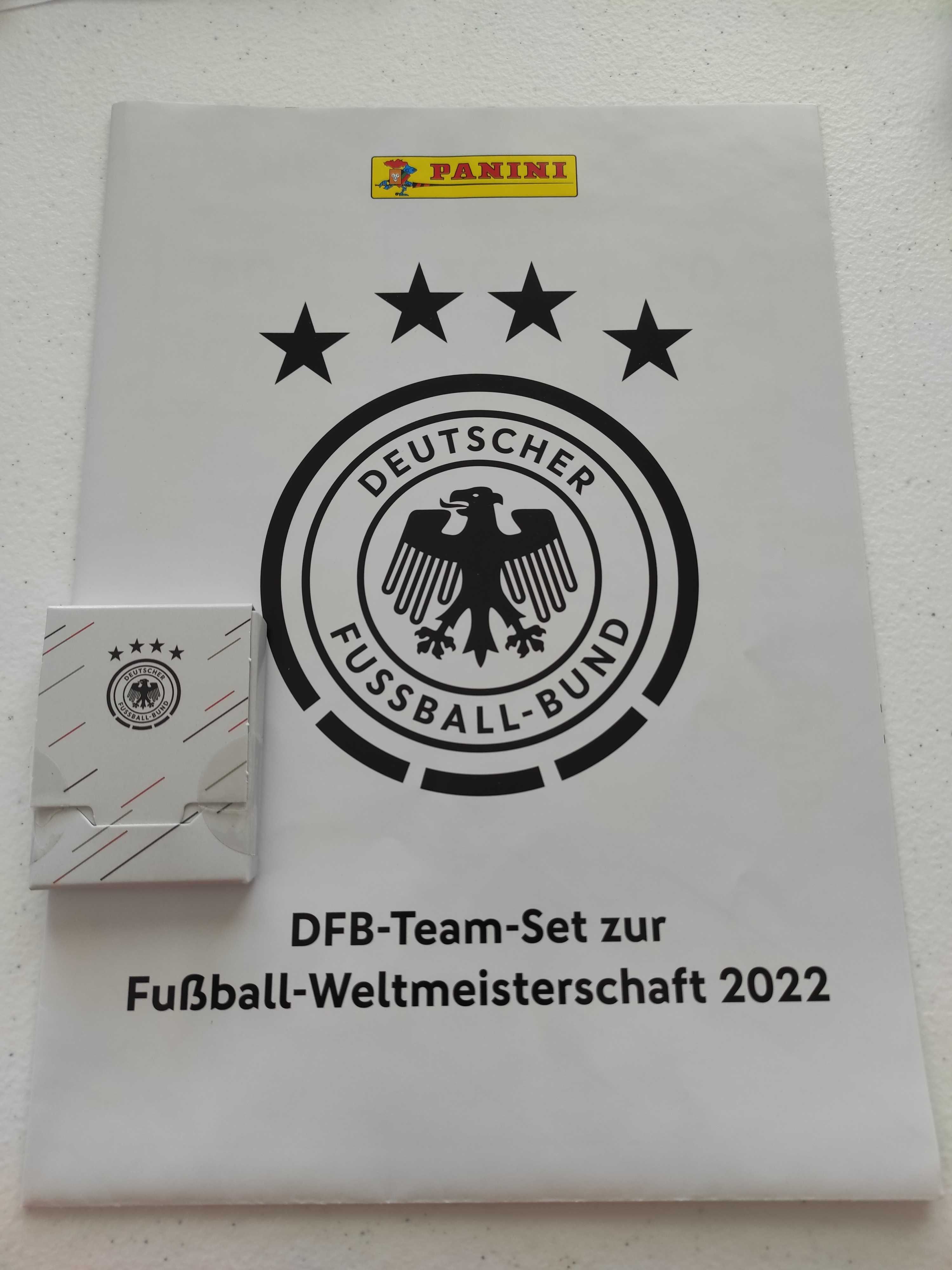 Poster + cromos seleção Alemã Qatar 2022 ( completa)