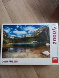 Puzzle Dino 2000 Popradske pleso, Tatry. (nowe)