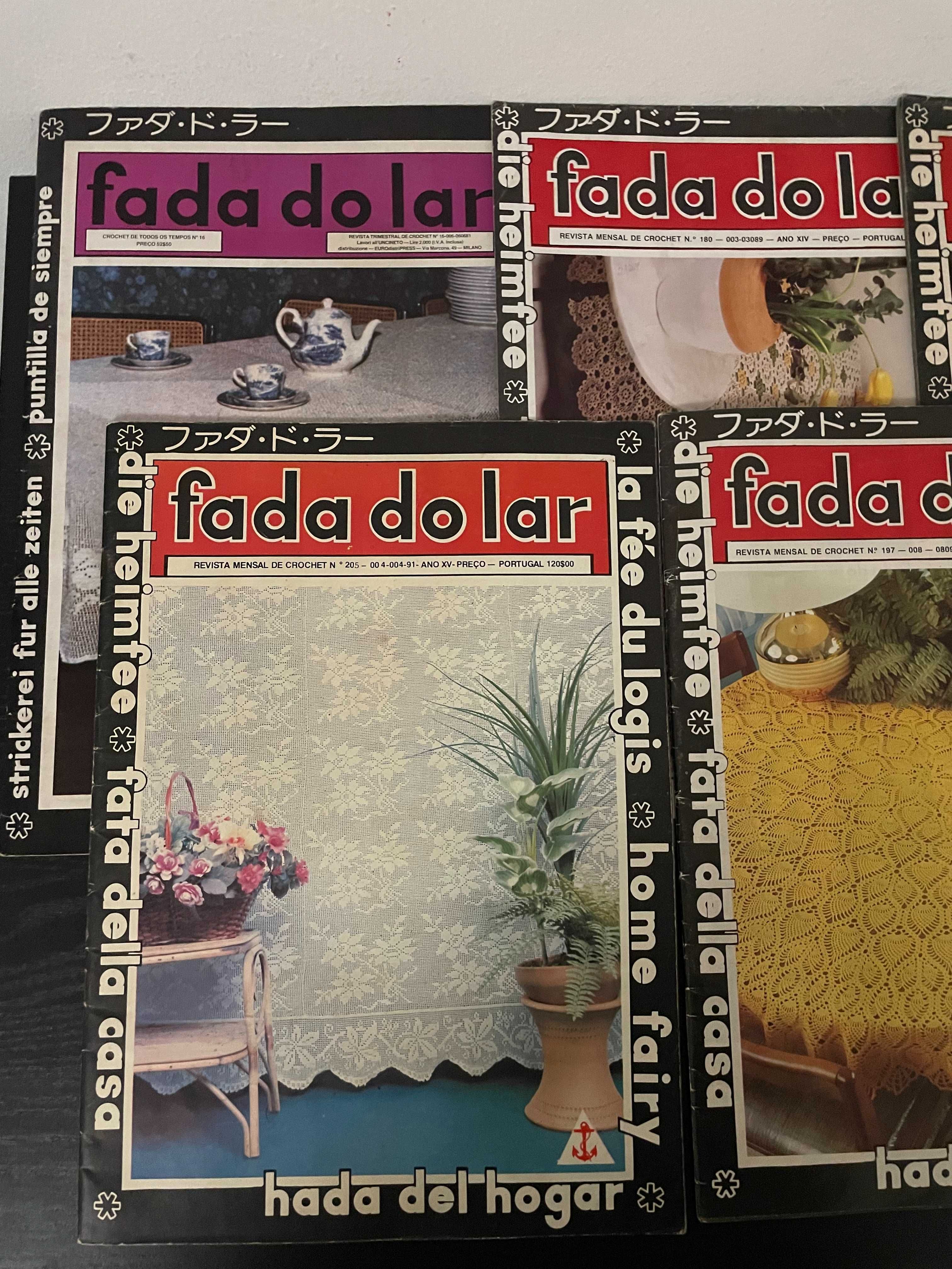 Revistas Vintage 'Fada do Lar' Crochet