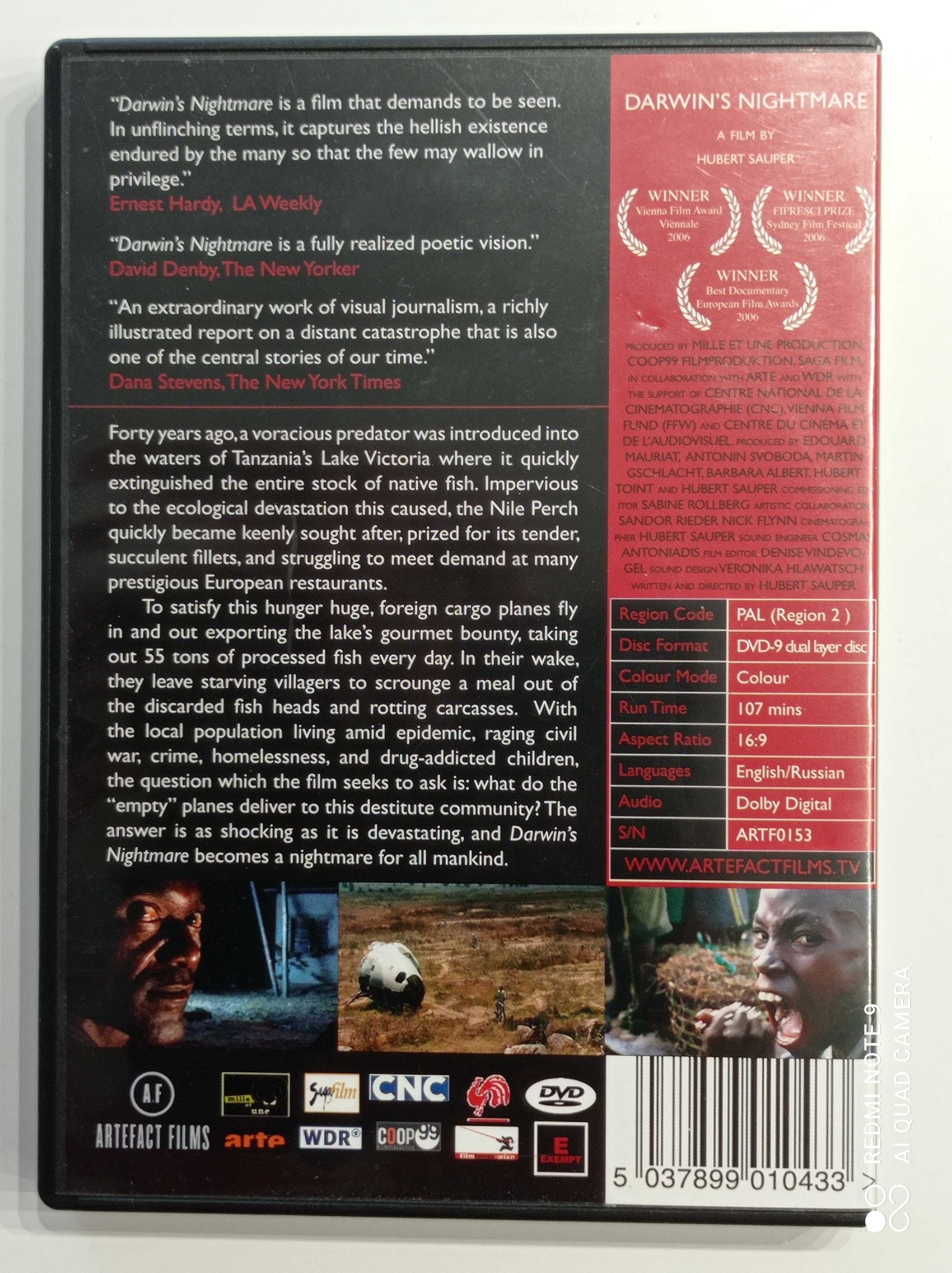 Food Inc./Collapse/Darwin's Nightmare zestaw DVD ekologia globalizacja