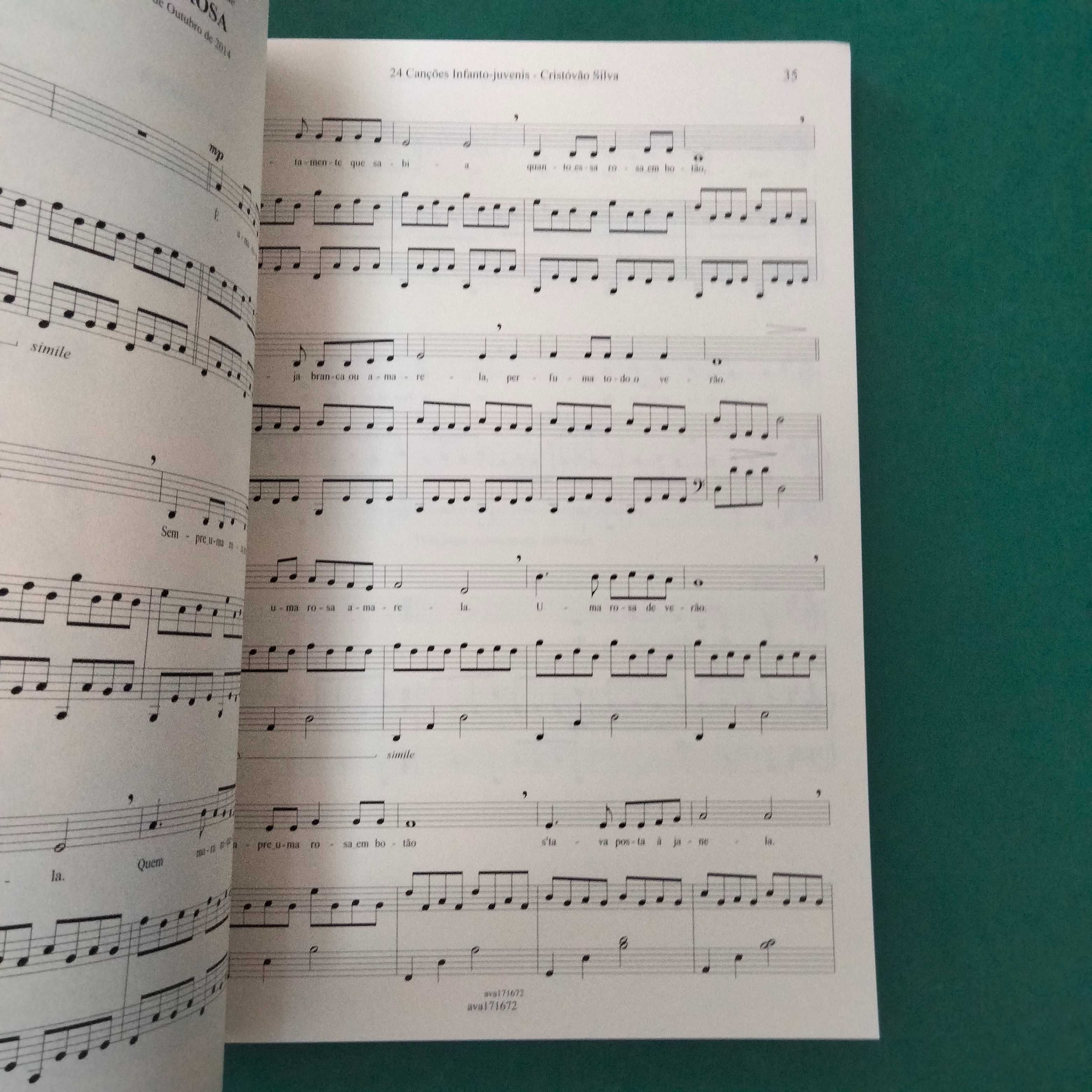 24 Canções Infanto-Juvenis Para Coro S, SA & SAT - Cristovão Silva