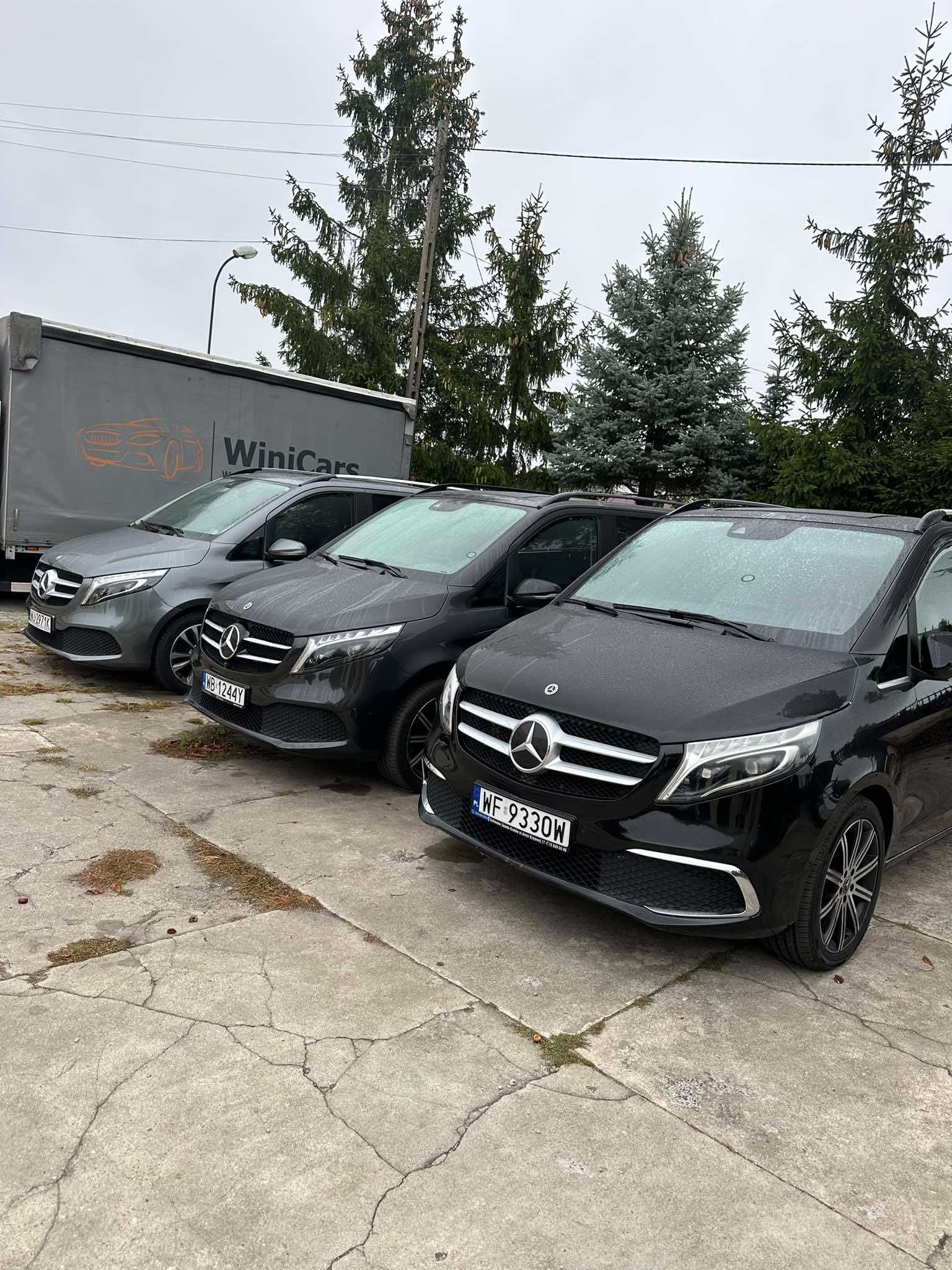 Mercedes V klasa Wynajem aut PREMIUM bus osobowy 7 8
