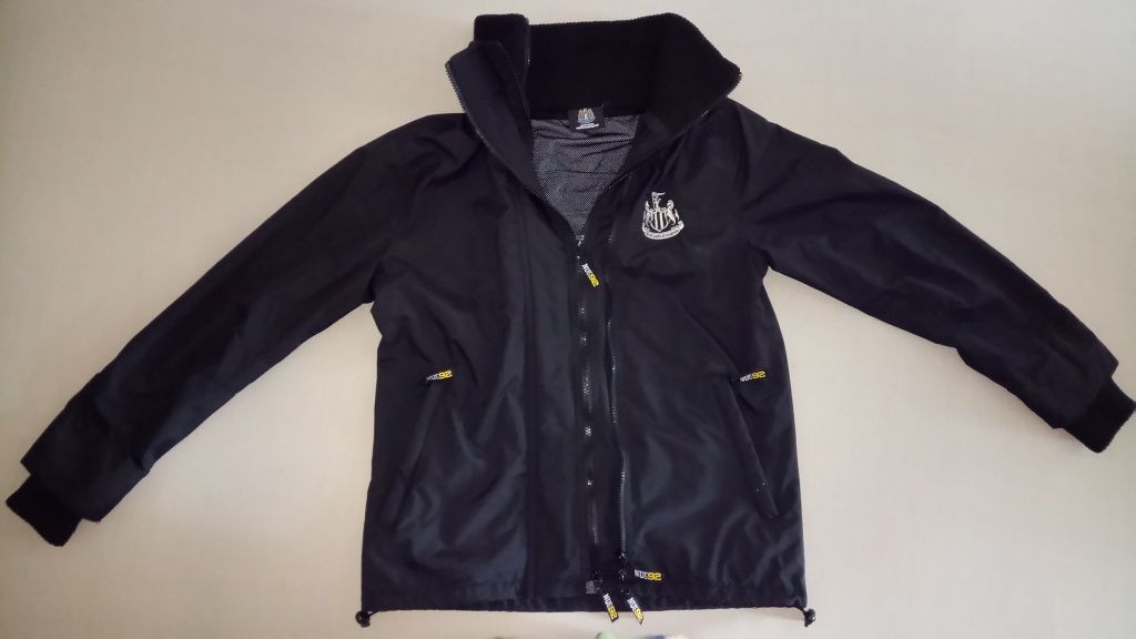 Oryginalna czarna kurtka męska Newcastle United, dziecięca, puma,bluza