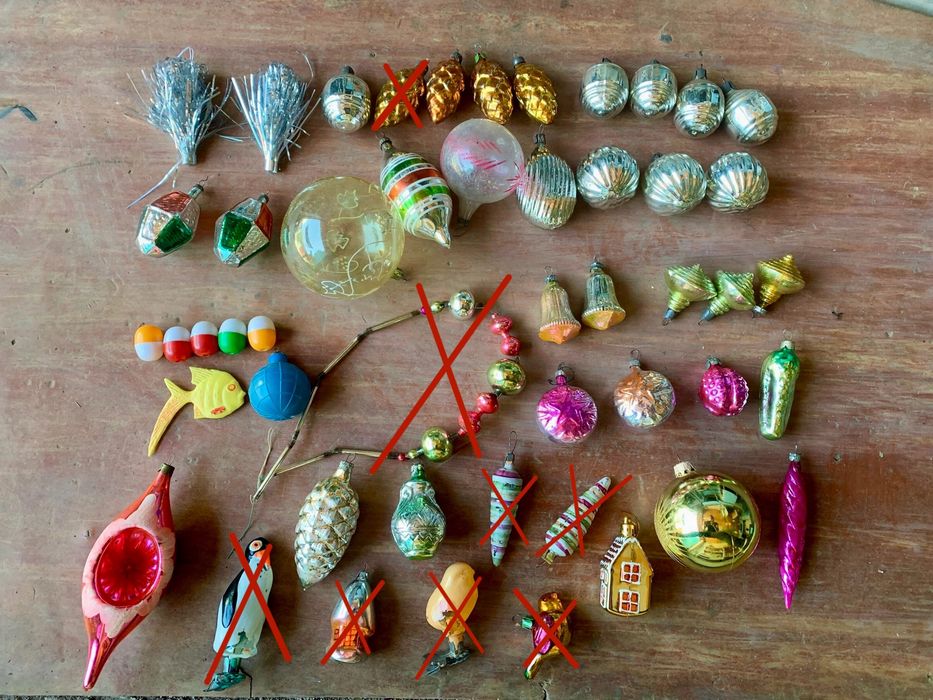 Елочные игрушки іграшки на ялинку