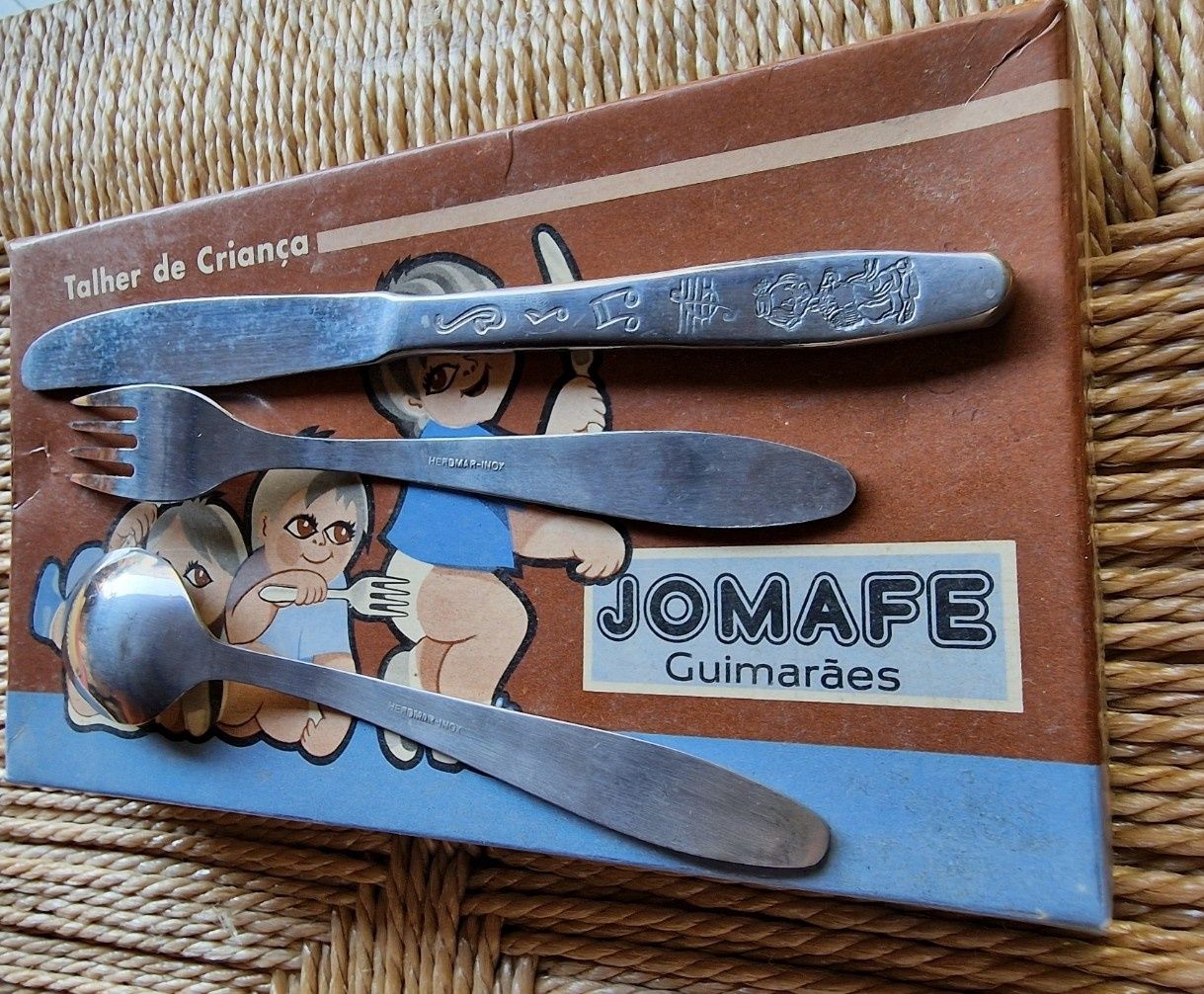 Set de Talheres de Criança da JOMAFE Guimarães Vintage