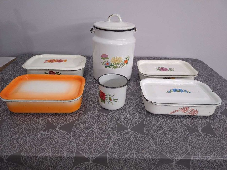 Бідон лоток судок емальований для холодця заливного судочек бидончик